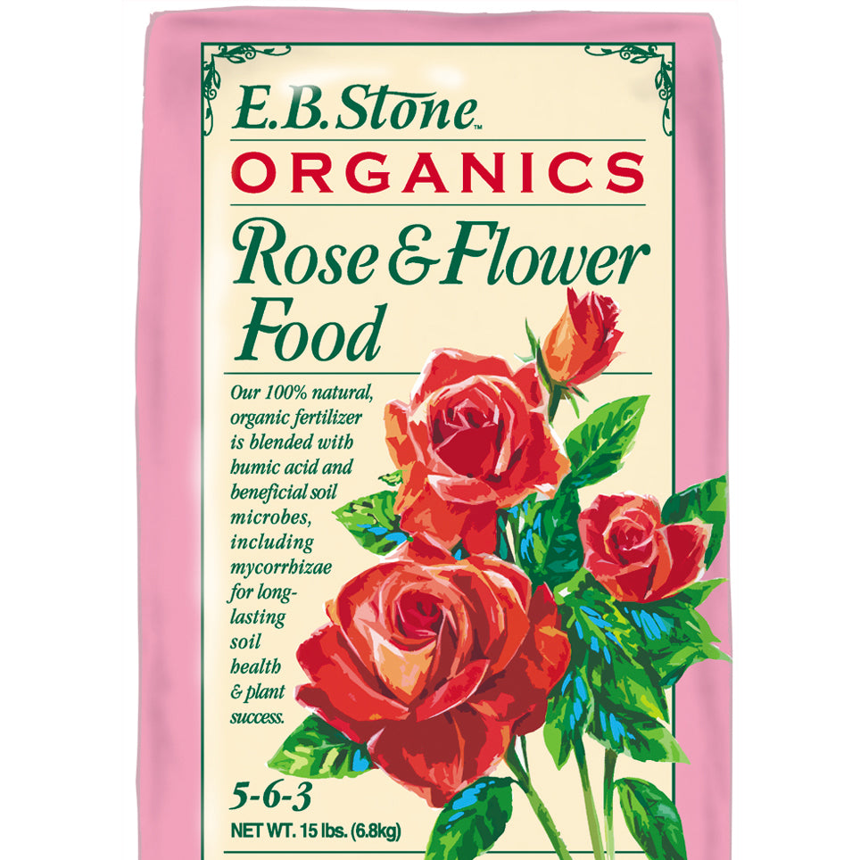 rose plant food fertilizer EBS Fert Rose & Flower 5-6-3 #15