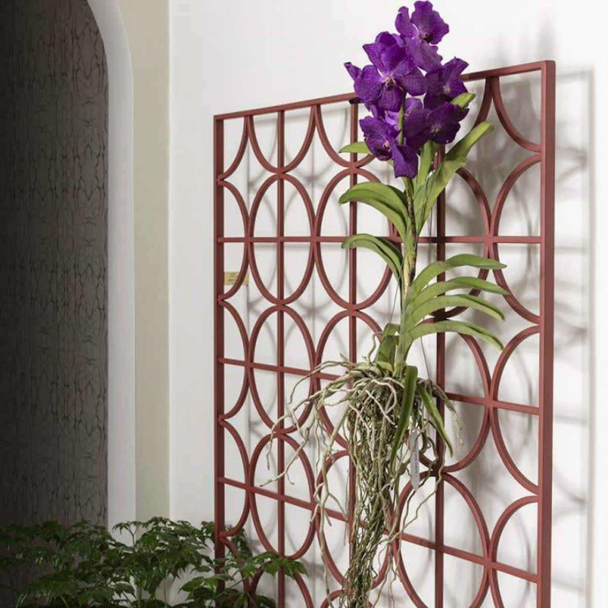 Wilma Trellis/room divider, black Cornell Farm