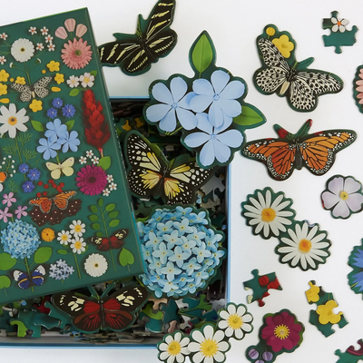 Butterfly Botanica Galison Puzzle 500pcs