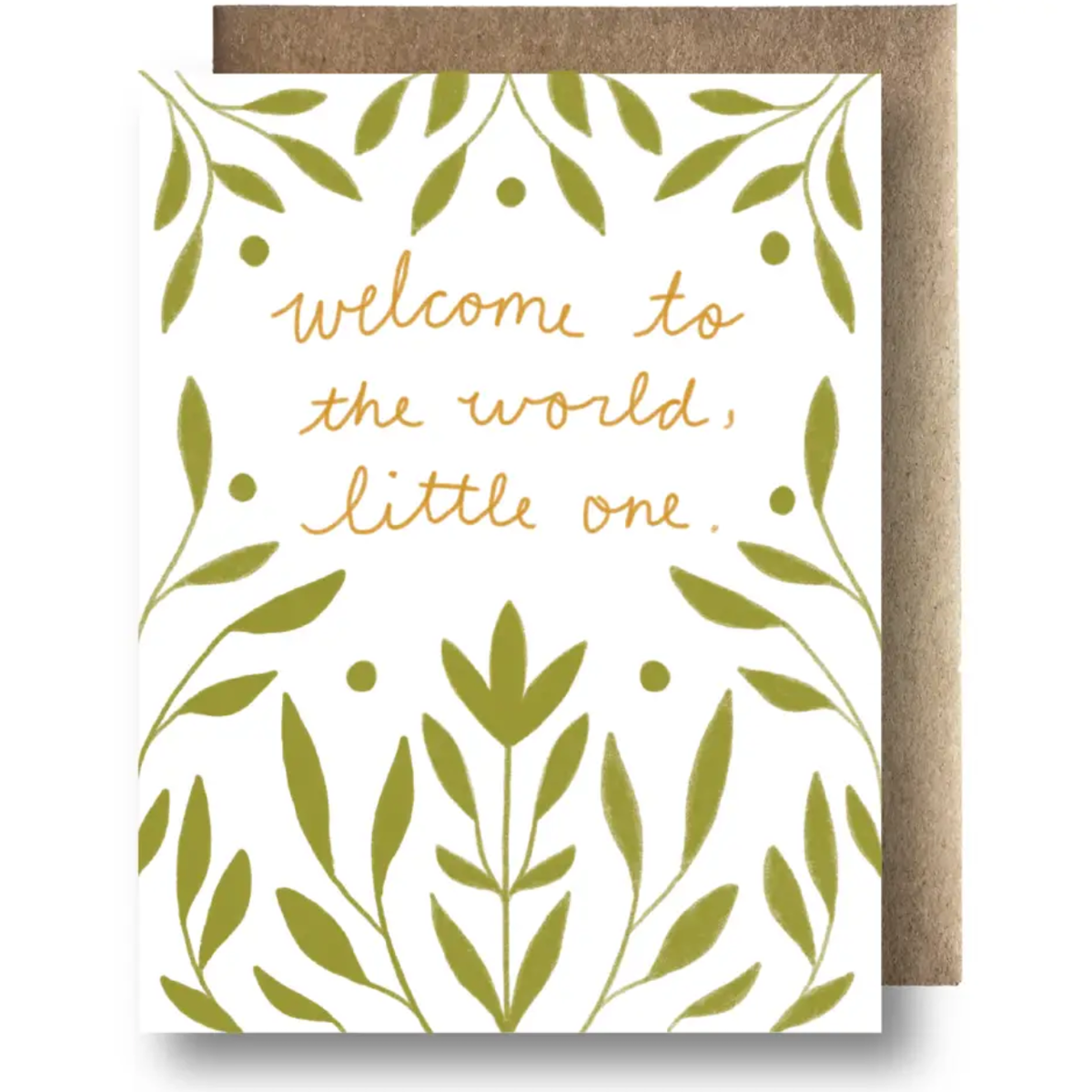 Maija Rebecca Hand Drawn Welcome Little One Card