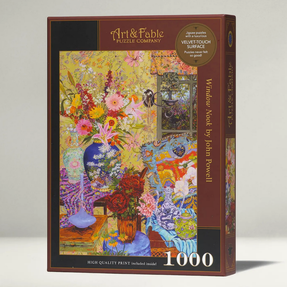 Window Nook ArtFable Puzzle 1000pc Velvet Touch