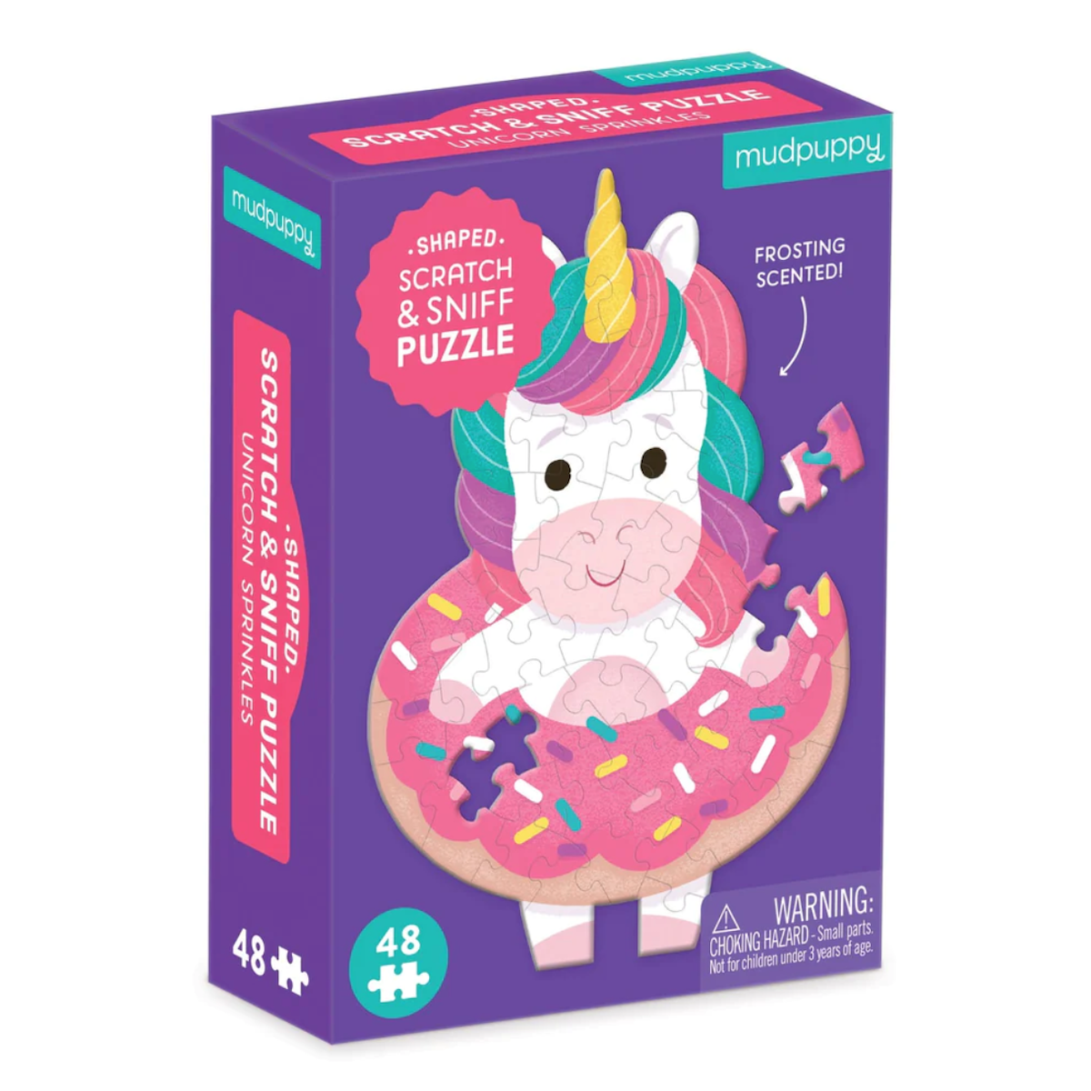 Unicorn Sprinkles Scented Mudpuppy Puzzle 48pcs