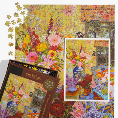 Window Nook ArtFable Puzzle 1000pc Velvet Touch