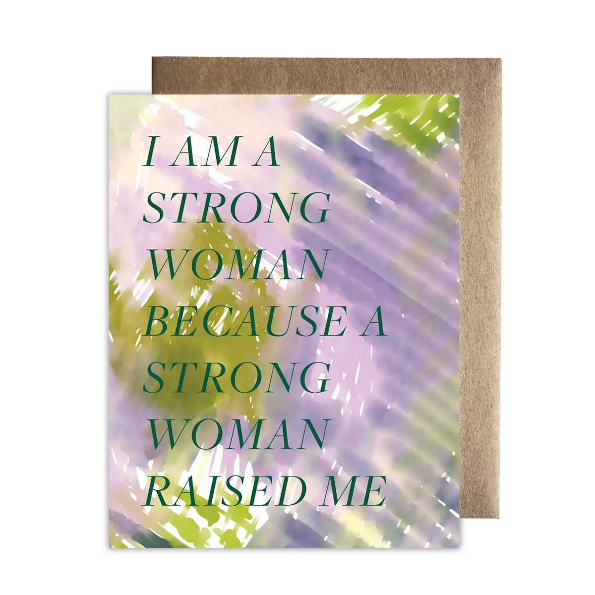 Maija Rebecca Hand Drawn Strong Woman Card