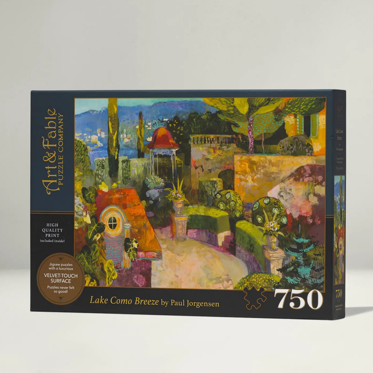 Lake Como Breeze ArtFable Puzzle 750pc Velvet Touch