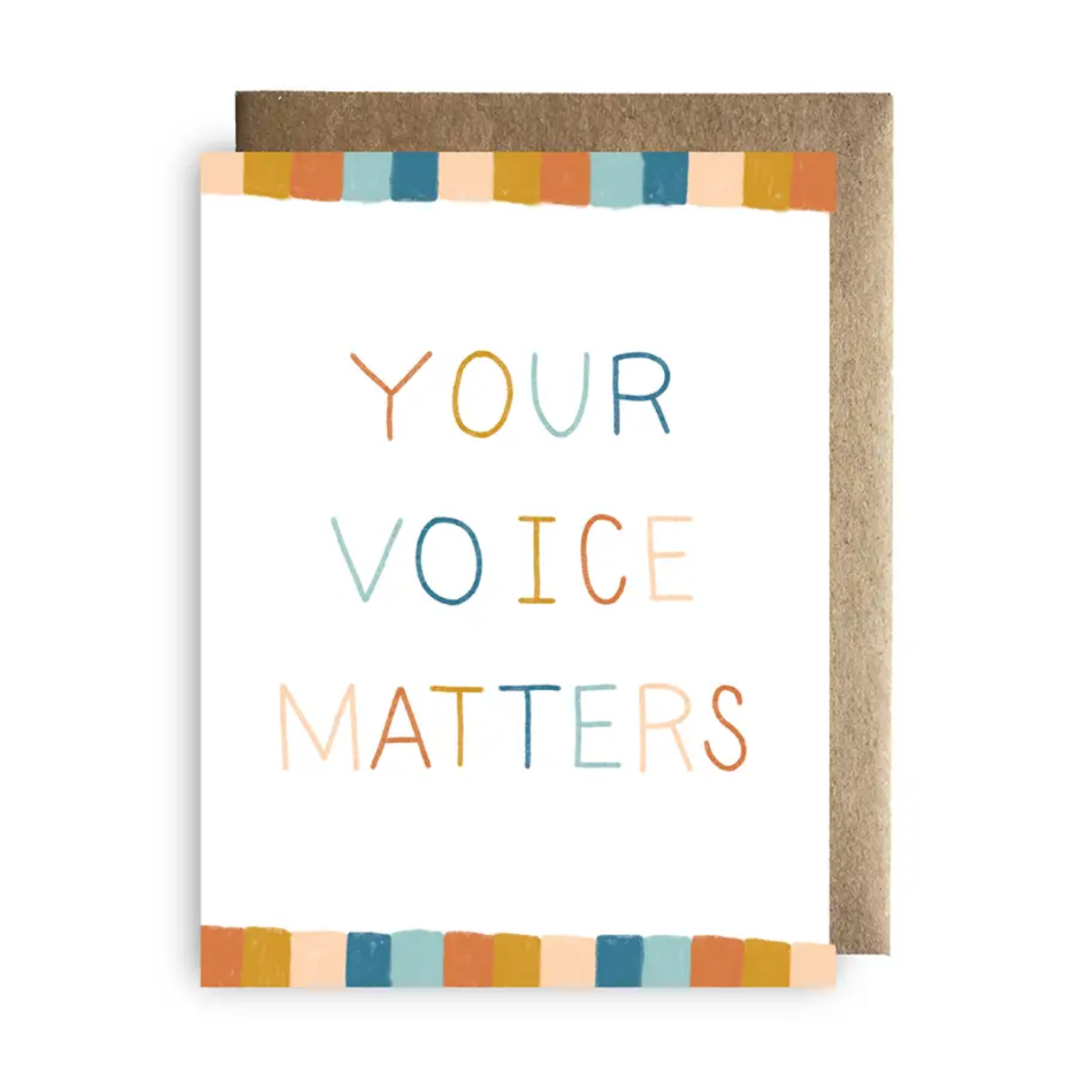 Maija Rebecca Hand Drawn Voice Matters Card