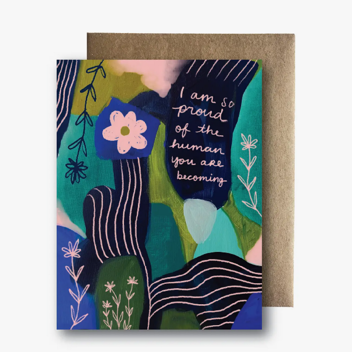 Maija Rebecca Hand Drawn Proud Human Card – Cornell Farm