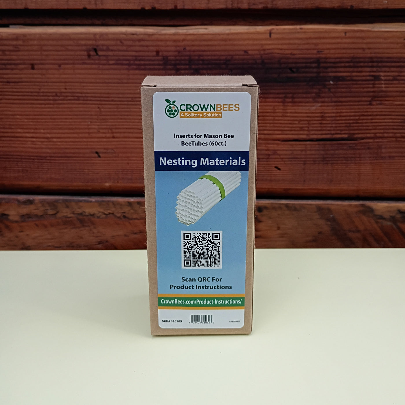 Crown Bee Tube Inserts carton 60ct Mason Bee – Cornell Farm