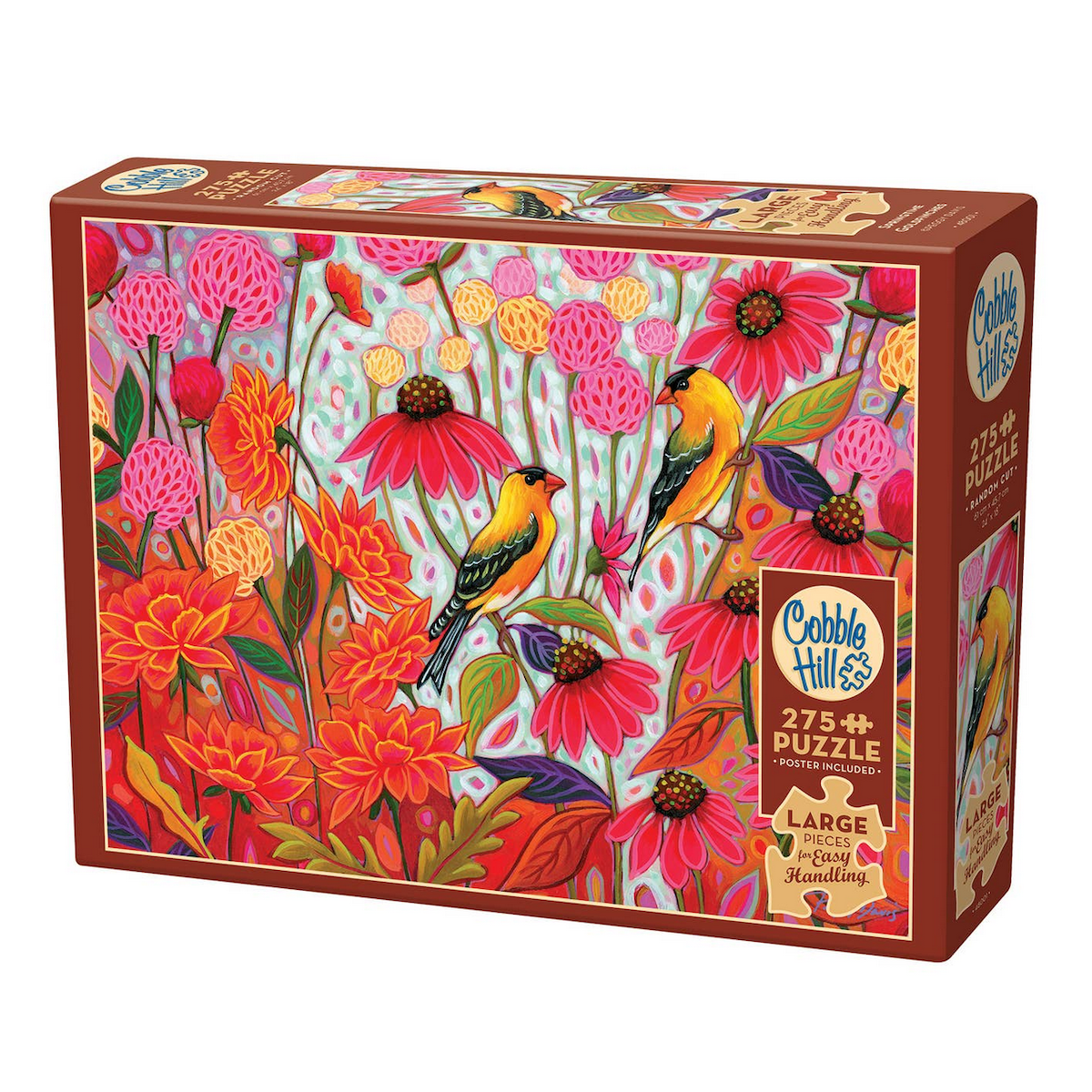 Springtime Goldfinches Cobble Hill Puzzle 275pc