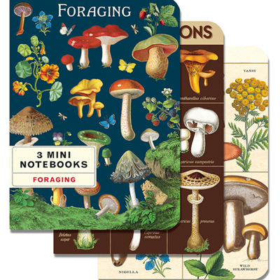 Cavallini Mini Notebook S/3 Foraging