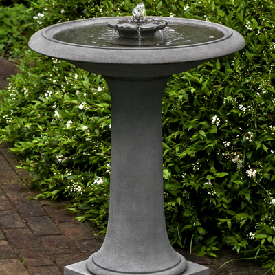 Camellia Birdbath Fountain