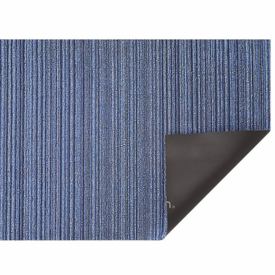 Doormat 18x28 OCEAN Skinny Stripe Shag