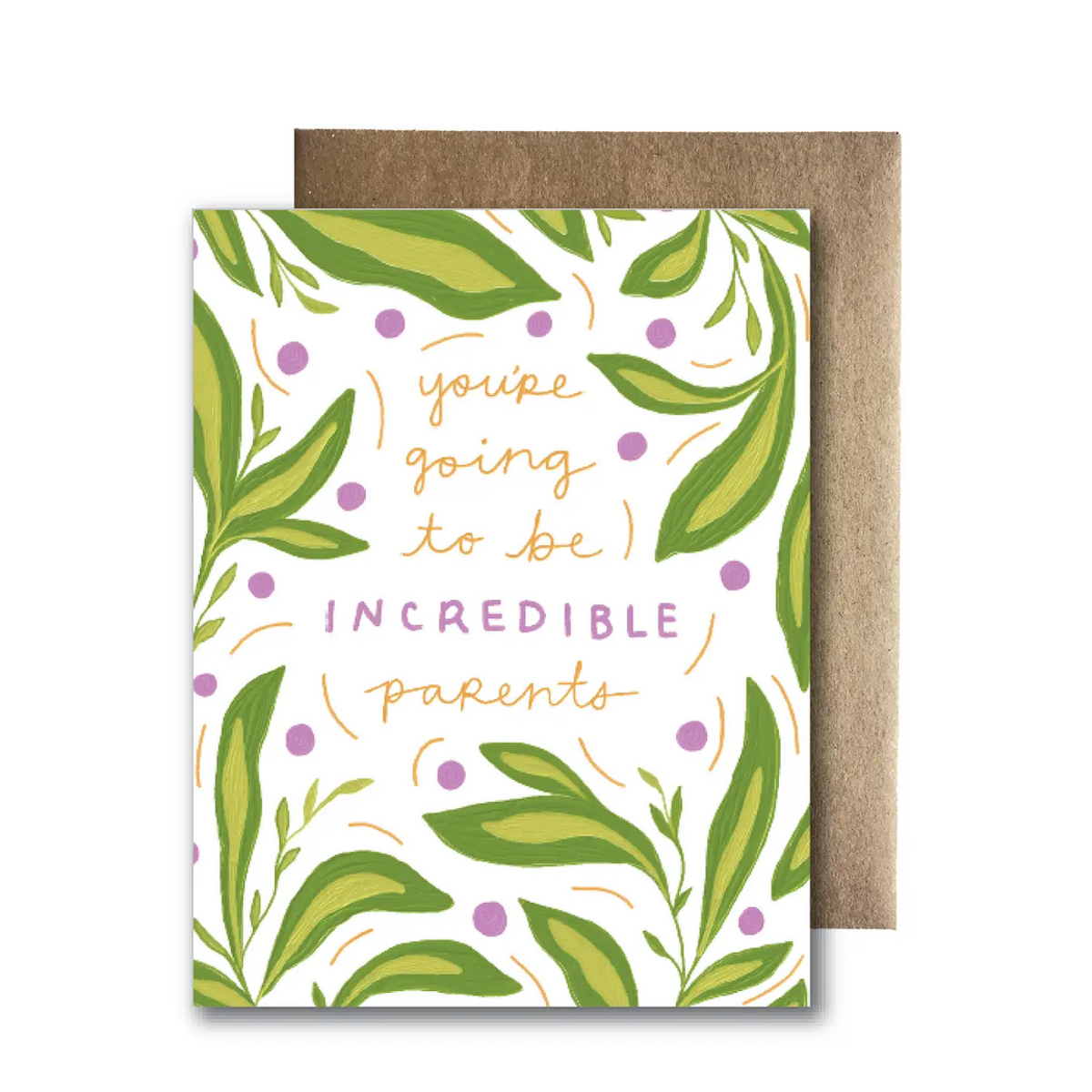 Maija Rebecca Hand Drawn Autumn Mountain Card