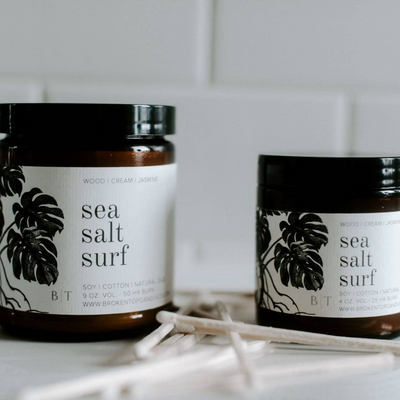 BTC Sea Salt Surf 4 oz. Soy Candle