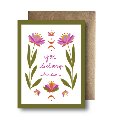 Maija Rebecca Hand Drawn Autumn Mountain Card