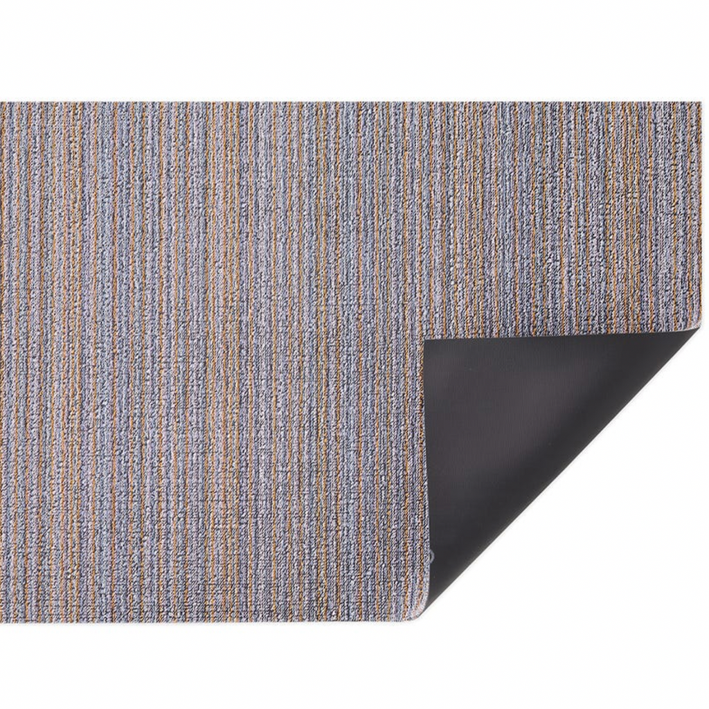Doormat 18x28 PERIWINKLE Ribbon Stripe