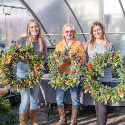 "Wine and Wreaths" Workshop Seat