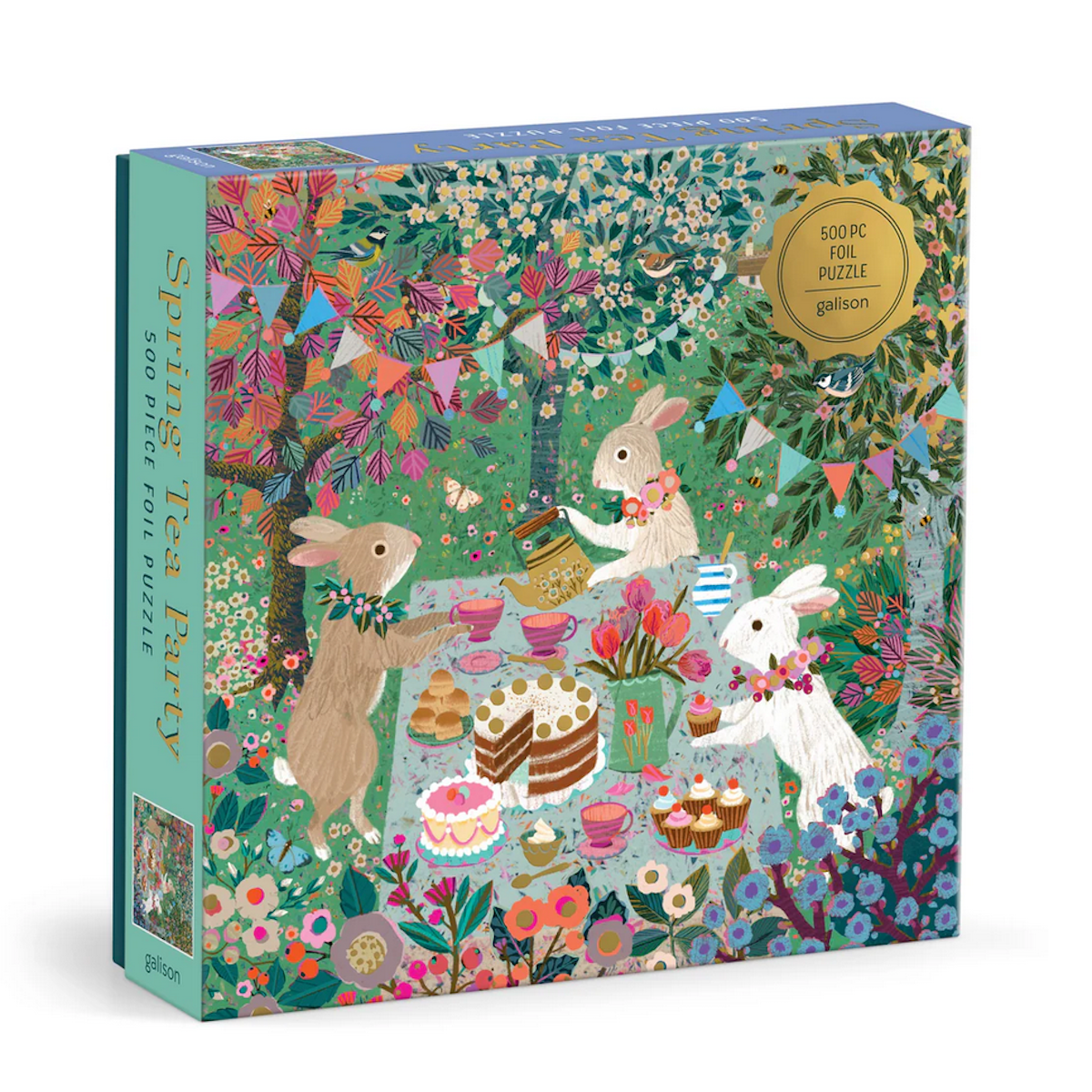 Spring Tea Party Galison Puzzle 500pcs