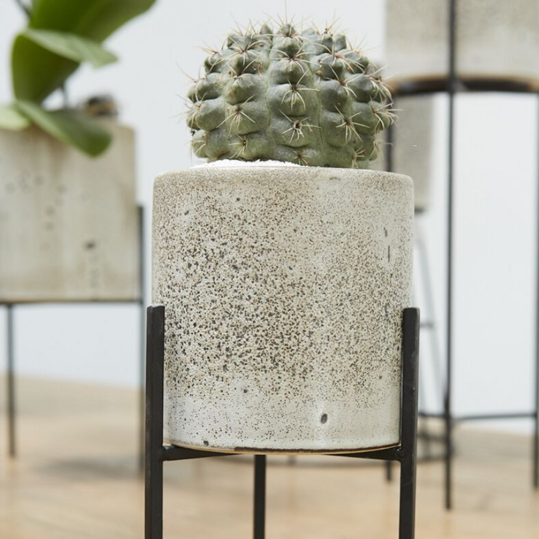 small plant pot with stand Veranda Plant Stand 4.5x6.7 with Pot SET – Cornell Farm