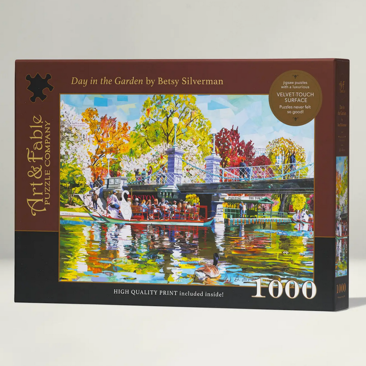 Day in the Garden ArtFable Puzzle 1000pc Velvet Touch