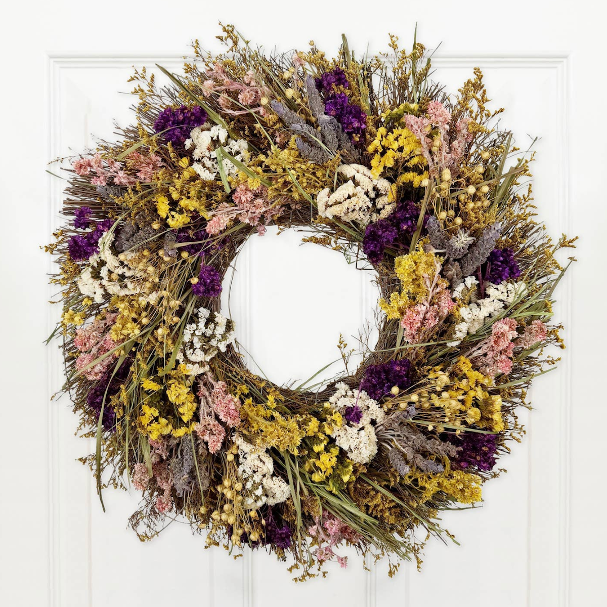 Dried Wreath 18" Sunshine