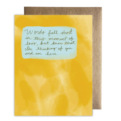 Maija Rebecca Hand Drawn Autumn Mountain Card