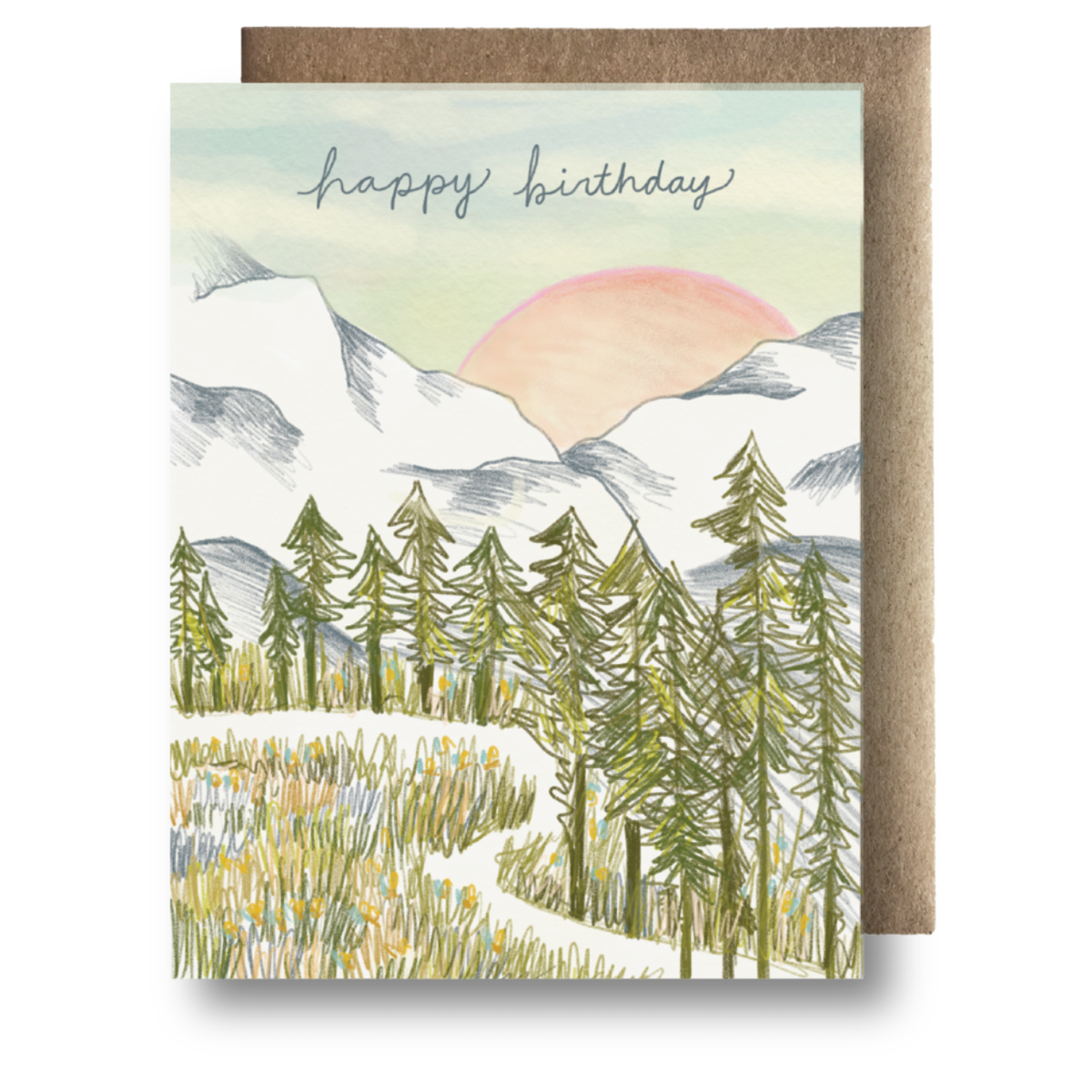 Card MRHD - HBD Spring Mountains