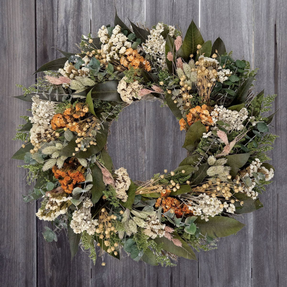 Dried Wreath 18" Saratoga