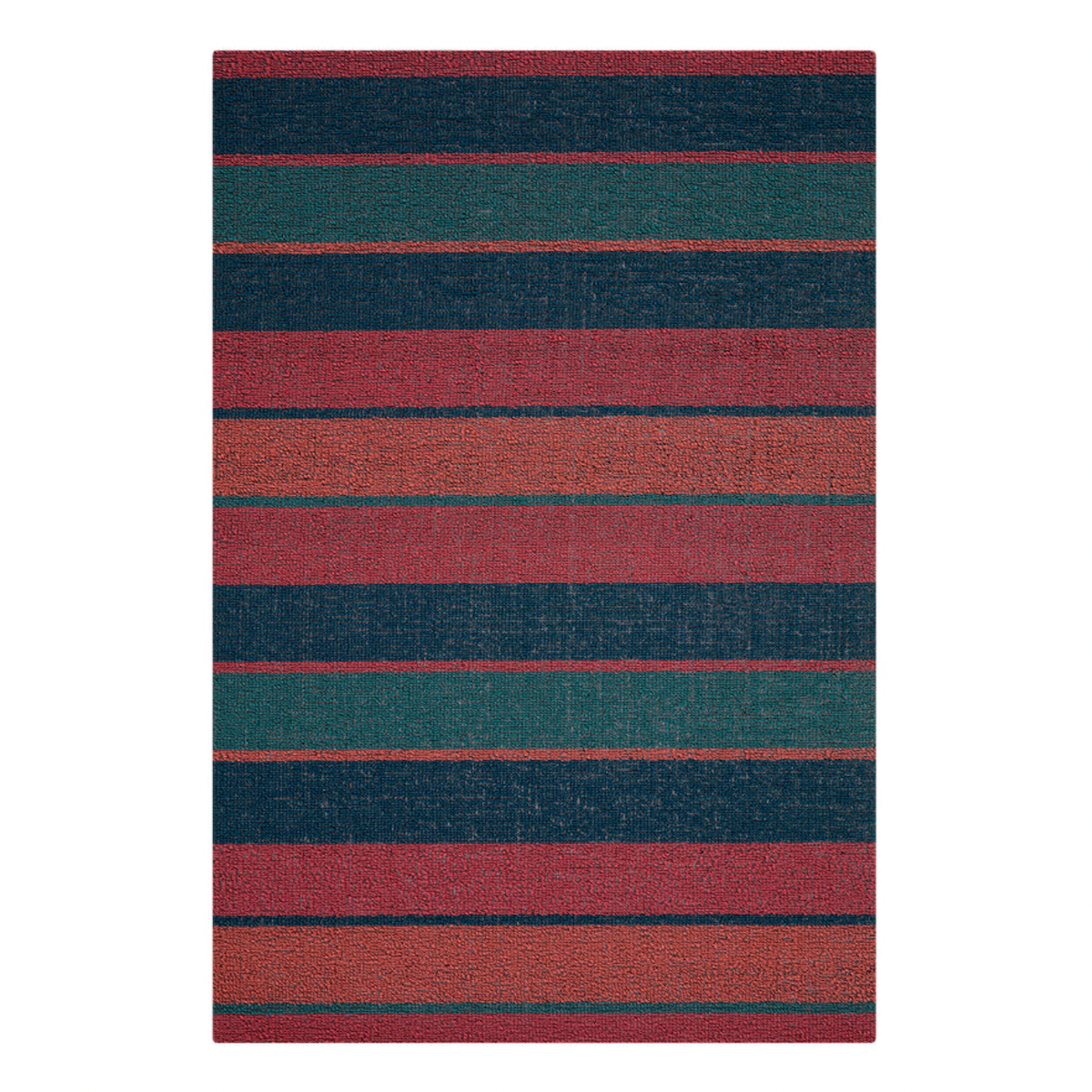 Utility 24x36 RASPBERRY Bolt Stripe Shag
