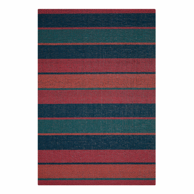 Utility 24x36 RASPBERRY Bolt Stripe Shag