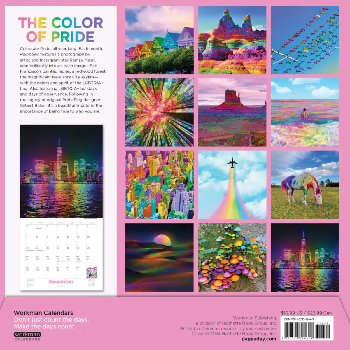 Rainbows Wall Calendar 2025