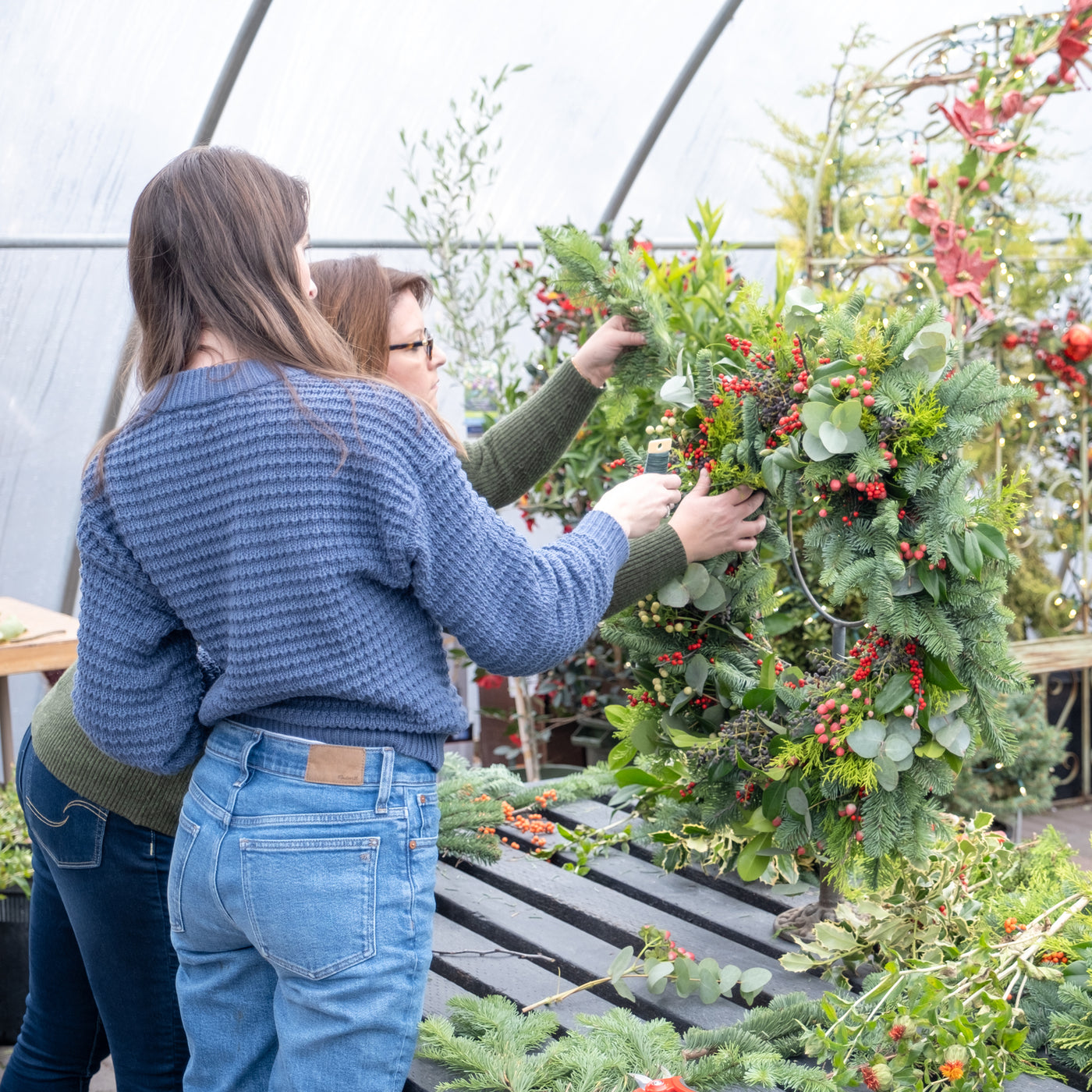 "Wine and Wreaths" Workshop Plus One