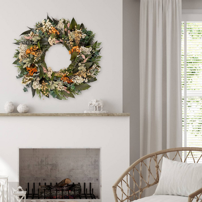 Dried Wreath 18" Saratoga