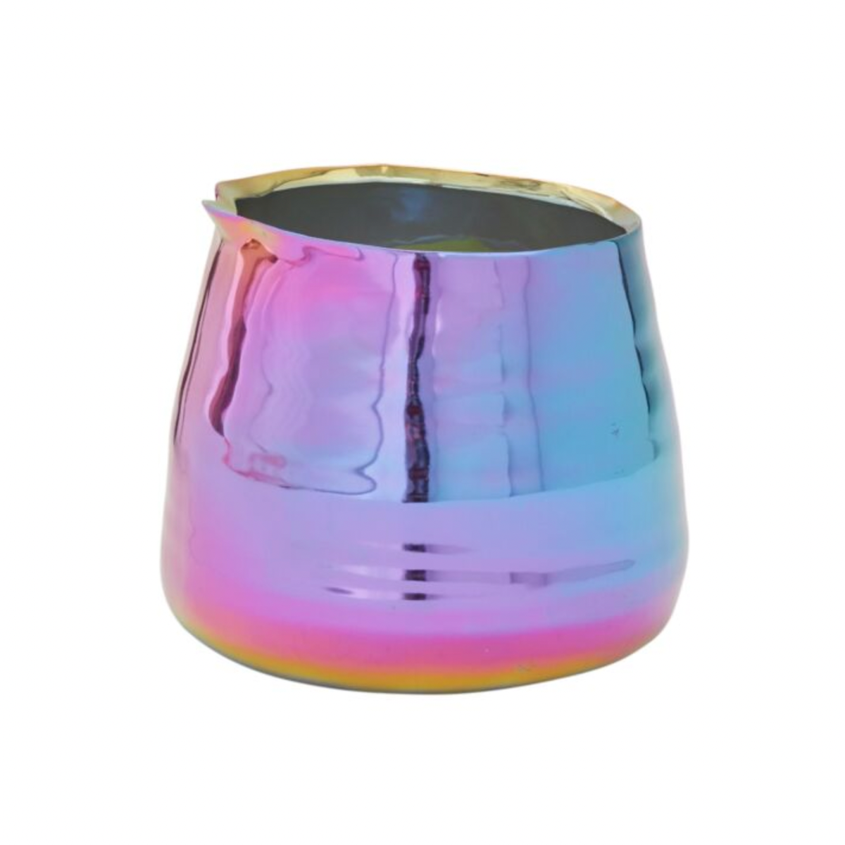 Tegan Cachepot 5.5x 4.5in iridescent