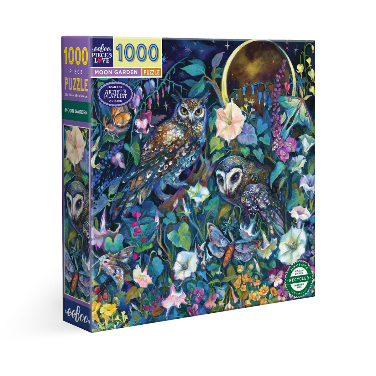 Moon Garden eeBoo Puzzle 1000pcs