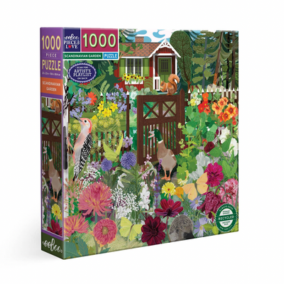Scandinavian Garden eeBoo Puzzle 1000pcs