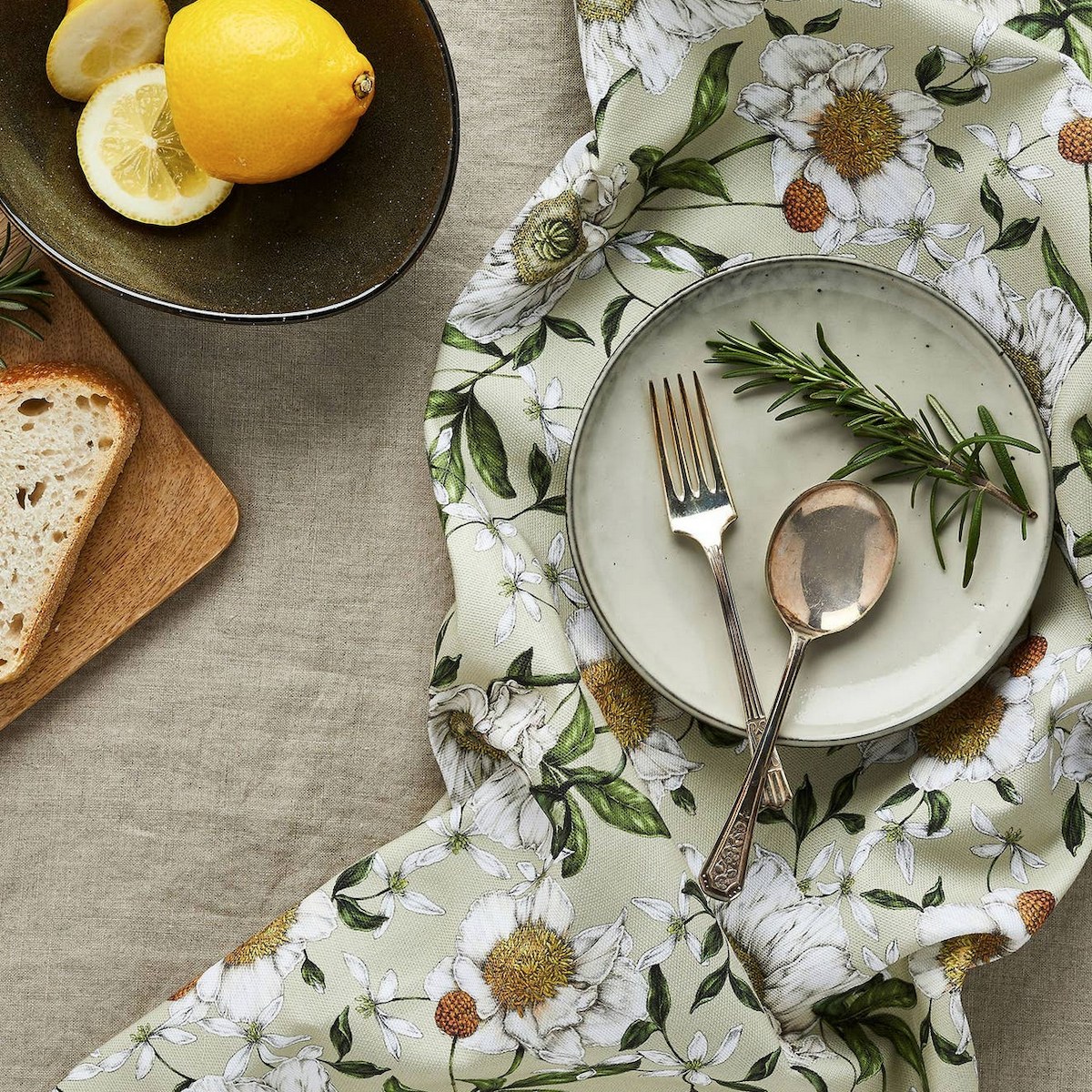 Luxury 'Spring Blossom' Tea Towel