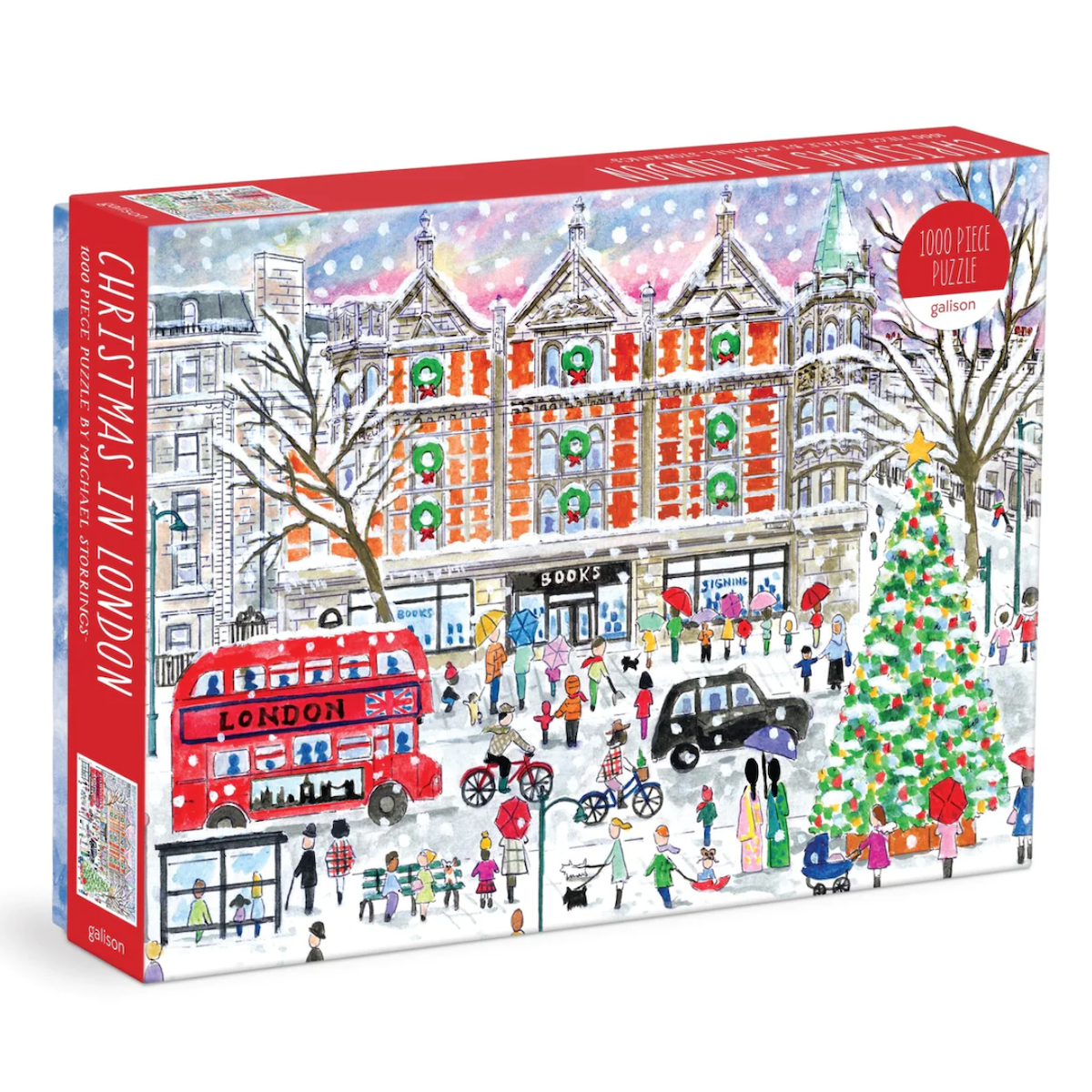 Christmas in London Michael Storrings Galison Puzzle 1000pcs