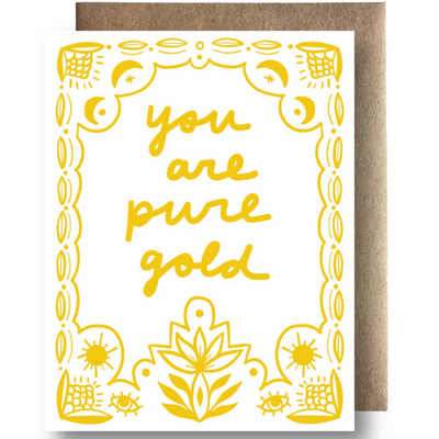 Maija Rebecca Hand Drawn Autumn Mountain Card