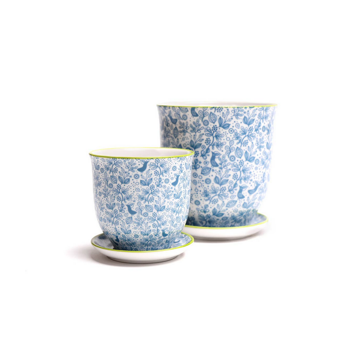 Liberte 4in Pot Blue Birds