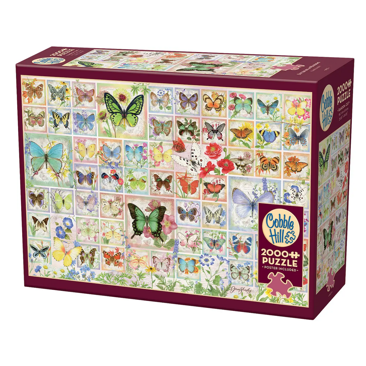 Butterflies and Blossoms Cobble Hill Puzzle 2000 pcs