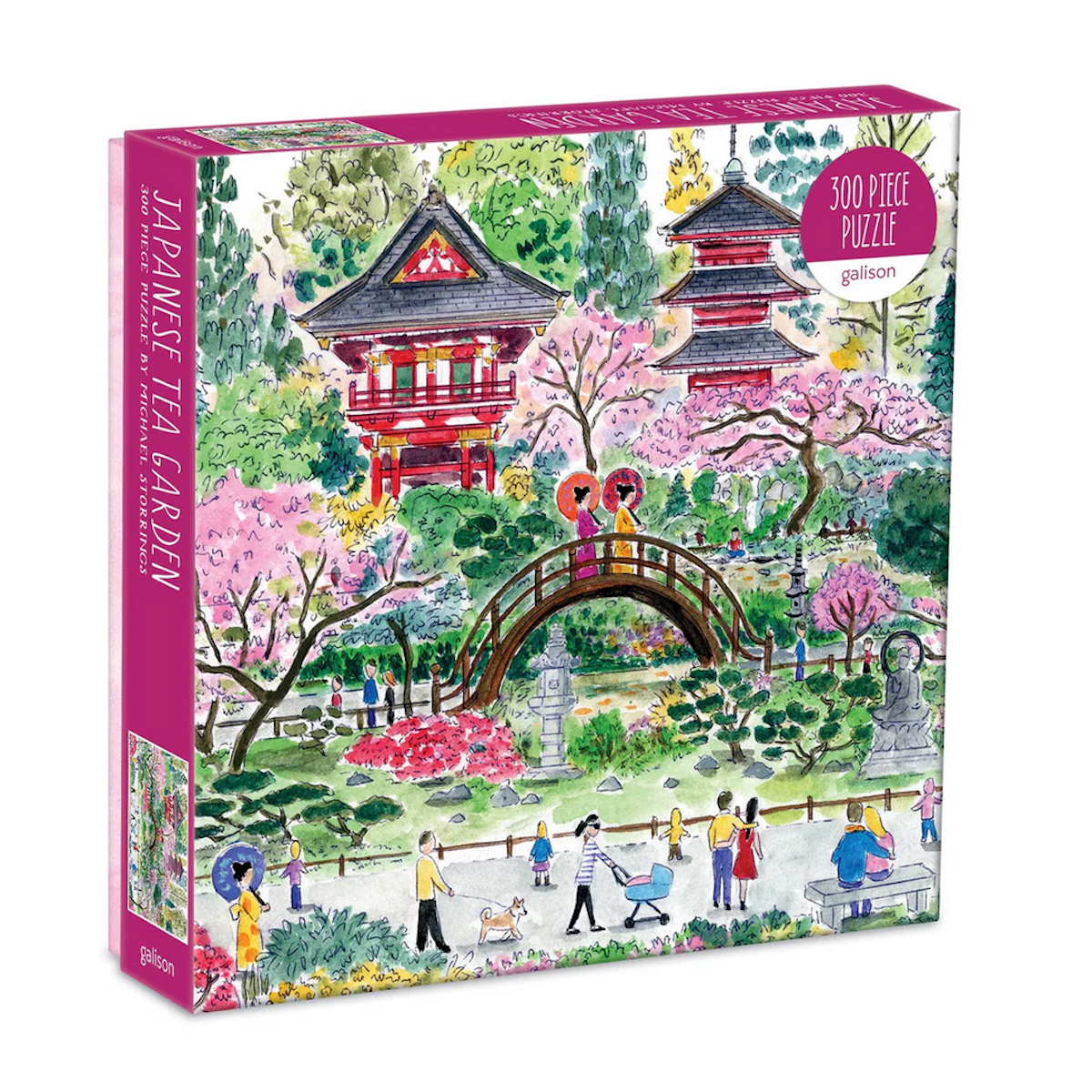 Japanese Tea Garden M. Storrings Galison Puzzle 300pcs