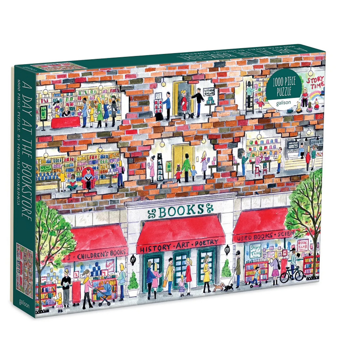 A Day At the Bookstore M. Storrings Galison Puzzle 1000pc