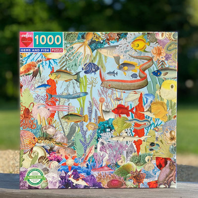 Gems and Fish eeBoo Puzzle 1000pcs