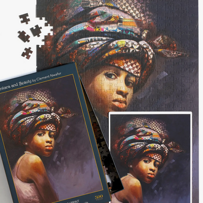 Ankara and Beauty ArtFable Puzzle 500pc Velvet Touch