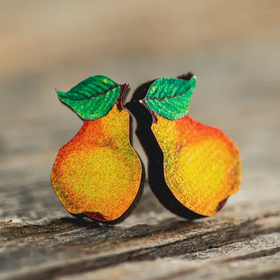 Plant Posse Pears Stud Earrings