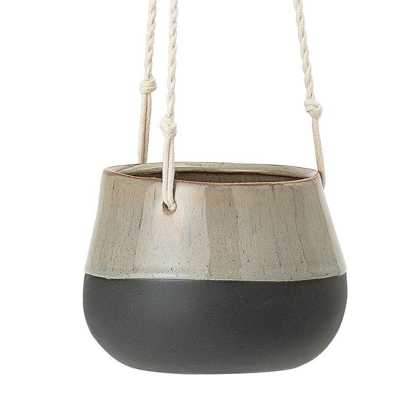 Stoneware Hanging Planter, (Holds 4in Pot)