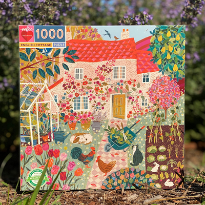 English Cottage eeBoo Puzzle 1000pcs