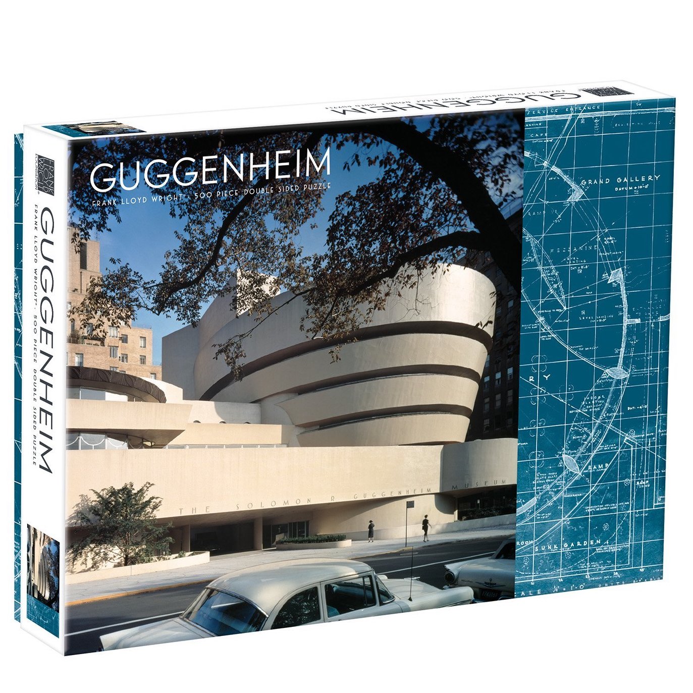 Frank Lloyd Wright Guggenheim Double Sided Galison Puzzle 500pcs