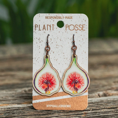 Plant Posse Figs Dangle Earrings